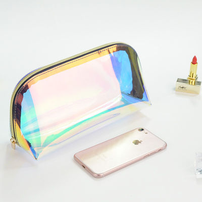 TPU Custom Clear Waterproof Holographic Cosmetic Bag