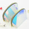 Transparent TPU Toiletry Washable Iridescent Holographic Bag