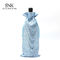 Cotton Pure Color Blank Drawstring Portable Wine Bottle Sleeve