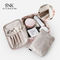 Double Zip Travel Portable Toiletry Fashion Samll Cosmetic Bag
