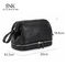 Travel Portable PU Leather Makeup Cosmetic Bag with Double Zipper