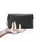 Saffiano PU Leather Travel Cosmetic Pouch For Women