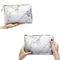 Marble PU Travel Makeup Brush Organizer Pouch With Gold Zipper