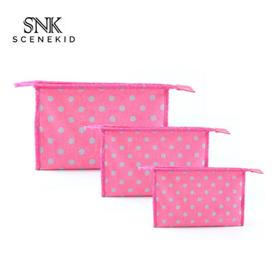 Zipper Customized Cosmetic Travel Lightweight Makeup Bag