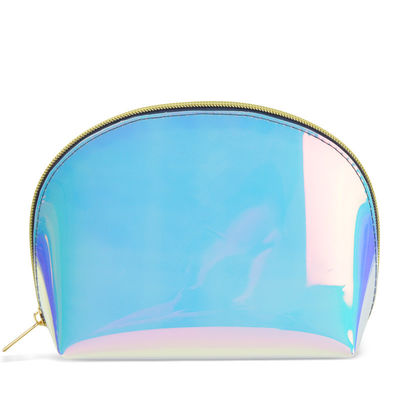 Transparent TPU Toiletry Washable Iridescent Holographic Bag