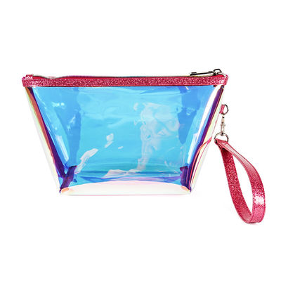 Clear Toiletry Hologram Clutch TPU Cosmetic Bag