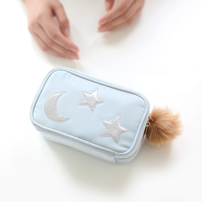 Travel Cosmetic Bag Star Moon Handy Cosmetic Pouch Clutch Makeup Bag