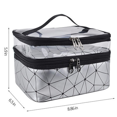Portable PU makeup toiletry travel bags For Women