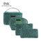 4 Pieces PU Leather Cosmetic Mesh Travel Makeup Bag Sets