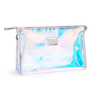 Luxury Rainbow Holographic PVC Cosmetic Organiser Bag