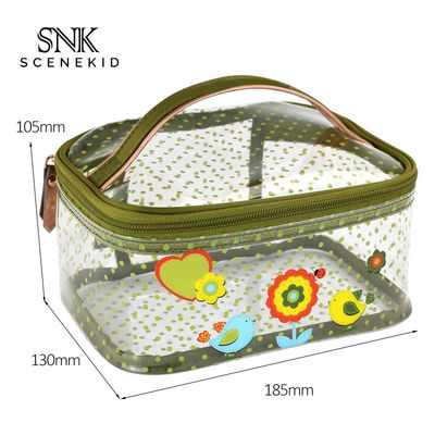 Waterproof Clear Zipper Makeup PVC Cosmetic Bag