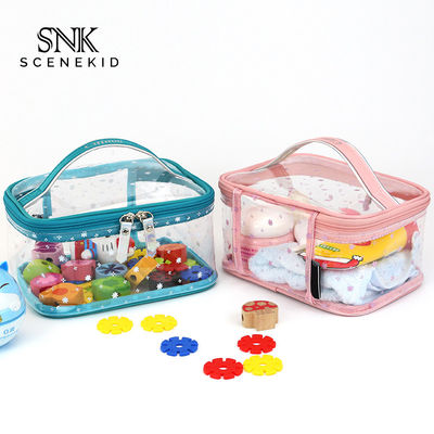 Waterproof Clear Zipper Makeup PVC Cosmetic Bag