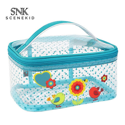 Waterproof Clear Zipper Makeup PVC Cosmetic Bag