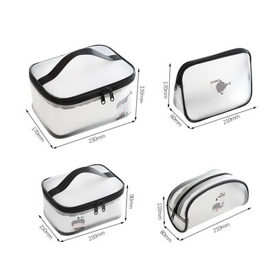 Clear Matt Toiletries Portable Traveling PVC Cosmetic Bag