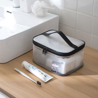 Clear Matt Toiletries Portable Traveling PVC Cosmetic Bag