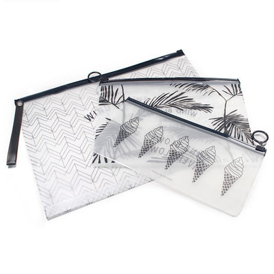 Cartoon Clear Woman Portable Transparent Travel Pvc Makeup Bag