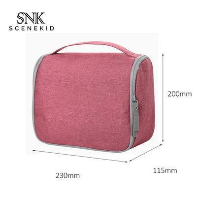 Travel Portable Zipper Polyester Camping Makeup Bag