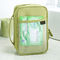 Square Green Hanging Waterproof Polyester Cosmetic Bag