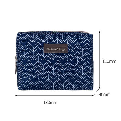 Zipper Polyester Cosmetic Bag