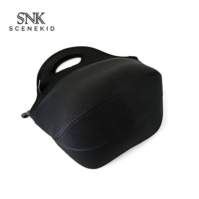 Eco Friendly Black Lunch Tote Neoprene Cooler Bag