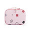 Printed Pattern Oxford Fabric Double Zipper Makeup Storage Bag