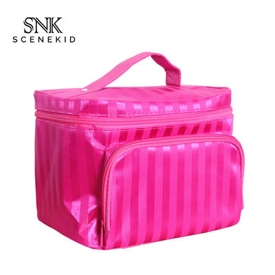 Women Handle Multi Functional Cylinder Bucket Makeup Bag