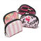 Custom Waterproof Travel Pink PU Leather Cosmetic Bags