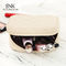 Leather Portable Waterproof Compartments PU Cosmetic Bag