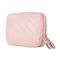 Double Zipper Bridesmaid Gift Waterproof PU Cosmetic Bag