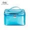 Waterproof Blue Cylinder Bucket Wash PU Leather Bag