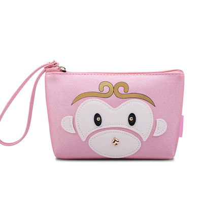 Animal Travel Portable Small PU Leather Cosmetic Toiletry Bag