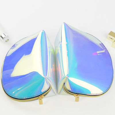 Transparent TPU Toiletry Washable Iridescent Holographic Bag