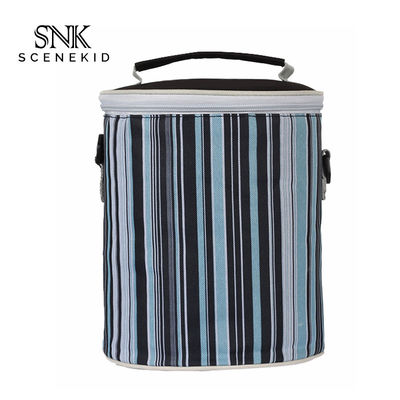 Cylindrical Shape Large Insulated Thermal Food Picnic Cooler Bag