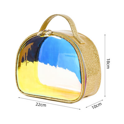 Handy Makeup Organizer TPU Holographic Cosmetic Bag