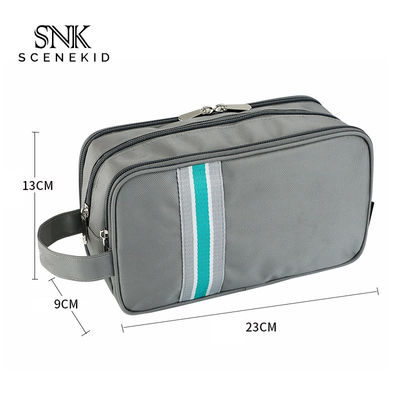 Factory Price Custom Pure Color Promotional Zipper Canvas Cosmetic Bag