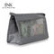 Eco-Friendly Promotional Zipper Transparent Polyester Mesh Cosmetic Bag