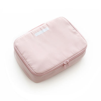 Double Zip Travel Portable Toiletry Fashion Samll Cosmetic Bag