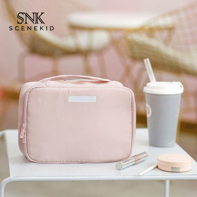 Double Zip Travel Portable Toiletry Fashion Samll Cosmetic Bag