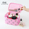 Large Capacity Printed Nylon Cosmetic Makeup Organizer Bag With Handle