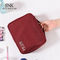 China Supplier Custom Square Cosmetic Toiletry Bag With Zipper Waterproof