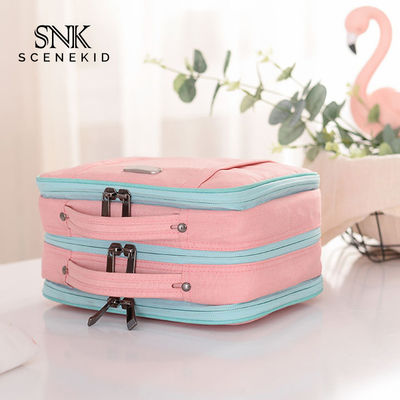 Manufacturer Custom Logo Large Capacity Eco Square Makeup Bag Waterproof