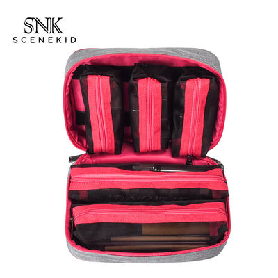 Logo Red Eco Friednly Ladies Toiletry Bag Protable Travel Wash Bag For Women