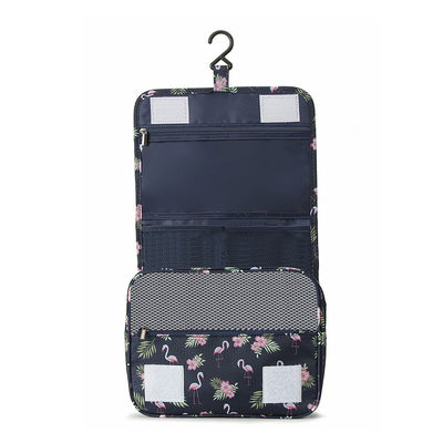 Printed Waterproof Wash Bag Women Custom Portable Hanging Toiletry Bag