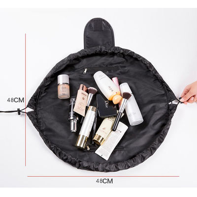 Lazy Portable Polyester Drawstring Cosmetic Bag