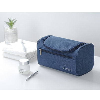 Mens Waterproof Oxford Hanging Travel Toiletry Bag With Hook