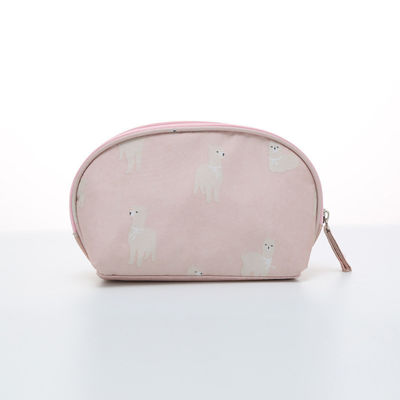 Zip Flamingo Full Printing Women Cosmetic Bag