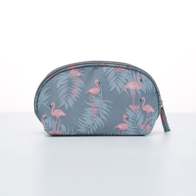 Zip Flamingo Full Printing Women Cosmetic Bag