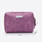 Women Foldable Blank Polyester Cosmetic Bag With Zipper