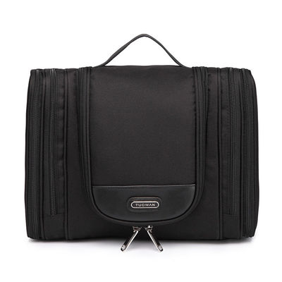 Girls Double Zipper Polyester Hanging Travel Toiletry Bag