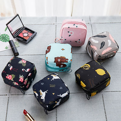 Zippered Multifunction Polyester Waterproof Make Up Bag